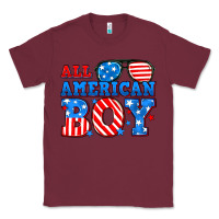 Burgundy All American boy Classic Tee - Neo Western