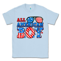 Dusty Blue All American boy Classic Tee - Neo Western