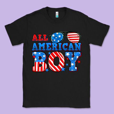 All American Boy Classic Tee Designed By Neo Western