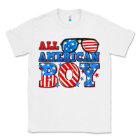 White All American boy Classic Tee - Neo Western