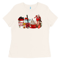Bone hockey coffee cups Ladies Tee - AdoDesignShop