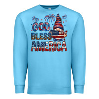 Ocean Blue god bless america Premium Sweatshirt - NancyCooperArtShop