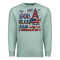 Seafoam god bless america Premium Sweatshirt - NancyCooperArtShop