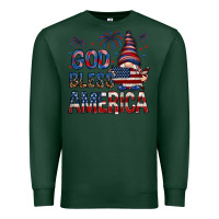 Sports Green god bless america Premium Sweatshirt - NancyCooperArtShop