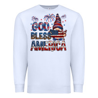 White god bless america Premium Sweatshirt - NancyCooperArtShop