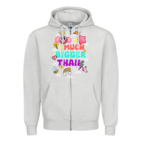 Dove Grey god is bigger design Zipper Hoodie - JahusDesignShop
