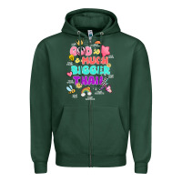 Sports Green god is bigger design Zipper Hoodie - JahusDesignShop