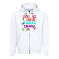 White god is bigger design Zipper Hoodie - JahusDesignShop