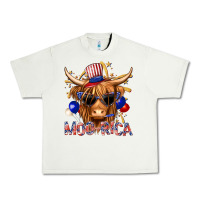 Pistachio moorica with cow billie wilder Urban Heavy Tee - texasbilliewilder