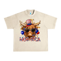 Sandshell moorica with cow billie wilder Urban Heavy Tee - texasbilliewilder