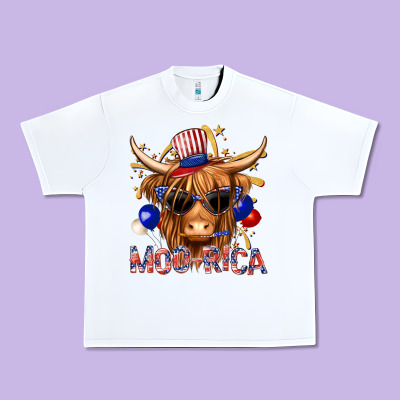 Urban Heavy Tee moorica with cow billie wilder