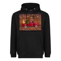 Black christmas truck Heavyweight Hoodie - AdoDesignShop