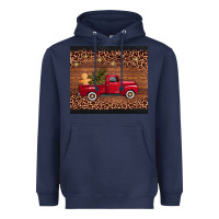 Navy christmas truck Heavyweight Hoodie - AdoDesignShop