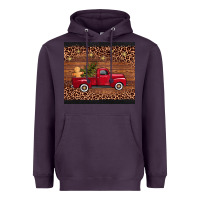 Plum christmas truck Heavyweight Hoodie - AdoDesignShop