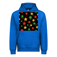 Cobalt african color stars seamless pattern Urban Hoodie - BundleAndBundleShop