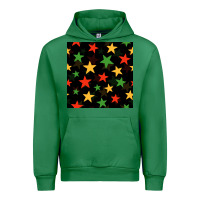 Emerald african color stars seamless pattern Urban Hoodie - BundleAndBundleShop