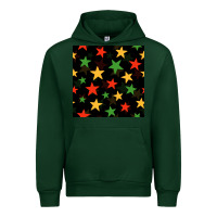 Forest Green african color stars seamless pattern Urban Hoodie - BundleAndBundleShop