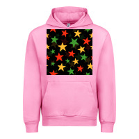 Fuchsia Pink african color stars seamless pattern Urban Hoodie - BundleAndBundleShop