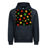 Navy african color stars seamless pattern Urban Hoodie - BundleAndBundleShop