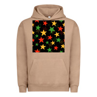 Pigment Burro african color stars seamless pattern Urban Hoodie - BundleAndBundleShop
