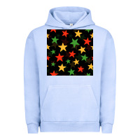 Pigment Grape Ice african color stars seamless pattern Urban Hoodie - BundleAndBundleShop