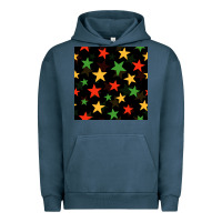 Pigment Midnight Navy african color stars seamless pattern Urban Hoodie - BundleAndBundleShop