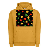 Pigment Peanut Butter african color stars seamless pattern Urban Hoodie - BundleAndBundleShop