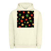 Pigment Pistachio african color stars seamless pattern Urban Hoodie - BundleAndBundleShop