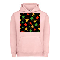 Pigment Salmon african color stars seamless pattern Urban Hoodie - BundleAndBundleShop