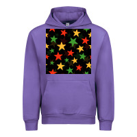 Tulip african color stars seamless pattern Urban Hoodie - BundleAndBundleShop