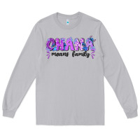 Moon Dust ohana means family with stitch Long Sleeve Tee - texasbilliewilder