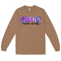 Toasted Coconut ohana means family with stitch Long Sleeve Tee - texasbilliewilder