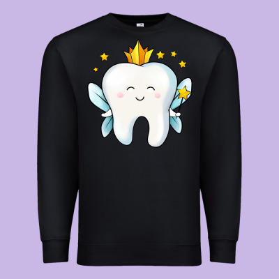 Tooth Fairy Premium Sweatshirt Designed By Jasminsmagicworld