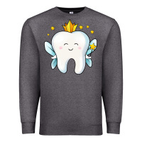 Charcoal Heather tooth fairy Premium Sweatshirt - Jasminsmagicworld