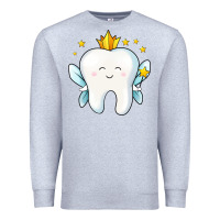 Heather Grey tooth fairy Premium Sweatshirt - Jasminsmagicworld