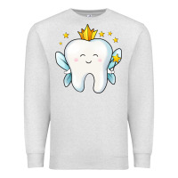 Oatmeal Heather tooth fairy Premium Sweatshirt - Jasminsmagicworld
