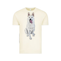 Vintage Arctic Hand Drawing White Shepherd Vintage Tee - RanaPortraitStore