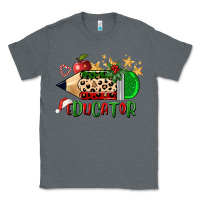 Charcoal Heather christmas educator pencil Classic Tee - FaDigitalArtStudio