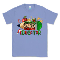 Colony Blue christmas educator pencil Classic Tee - FaDigitalArtStudio