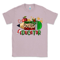 Lilac christmas educator pencil Classic Tee - FaDigitalArtStudio