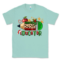 Seafoam christmas educator pencil Classic Tee - FaDigitalArtStudio