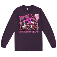 Plum valentines day lpn licensed practical nurse Long Sleeve Tee - AdoDesignShop