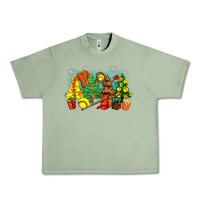 Oil Green christmas trees with softball Urban Heavy Tee - Zillion Design Studio