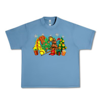 Pebble Blue christmas trees with softball Urban Heavy Tee - Zillion Design Studio