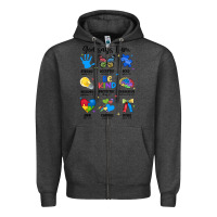 Charcoal Heather god says i am autism Zipper Hoodie - JahusDesignShop