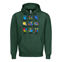Sports Green god says i am autism Zipper Hoodie - JahusDesignShop