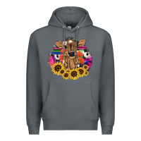 Rock baby cow flower Premium Hoodie - NancyCooperArtShop