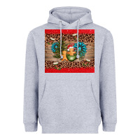 Heather Grey christmas trees gemstone Heavyweight Hoodie - AdoDesignShop