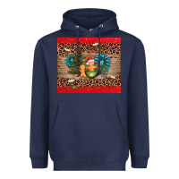 Navy christmas trees gemstone Heavyweight Hoodie - AdoDesignShop