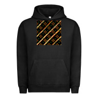 Pigment Black african floral seamless pattern Urban Hoodie - BundleAndBundleShop